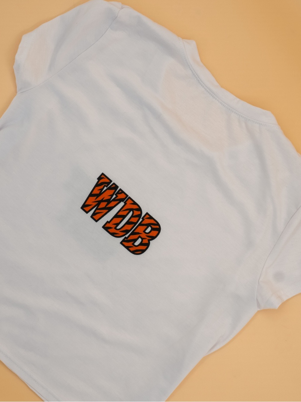 White Cincinnati Bengals NFL Women’s Crop Top - Picture 1 of 5